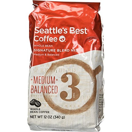 Seattles Best Level 3, Whole Bean, 12-Ounce Bags Pack Of 3