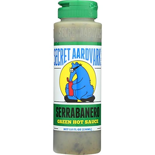 Secret Aardvark Serrabanero Green Hot Sauce | Made With Serrano