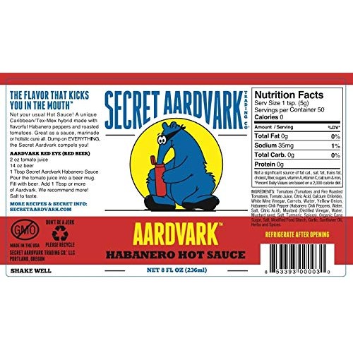 Secret Aardvark Variety Hot Sauce Sampler | Habanero Hot Sauce|