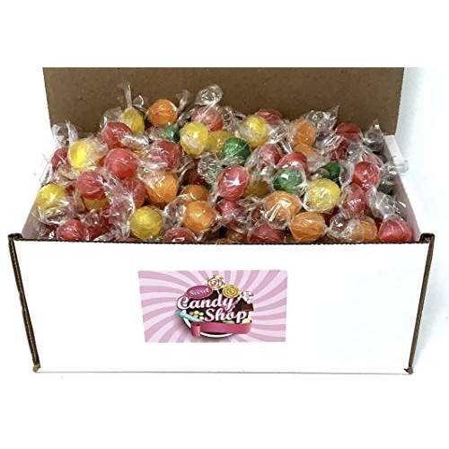 Colombina Sour Fruit Balls Candy in Box, 3lb Individually Wrapped