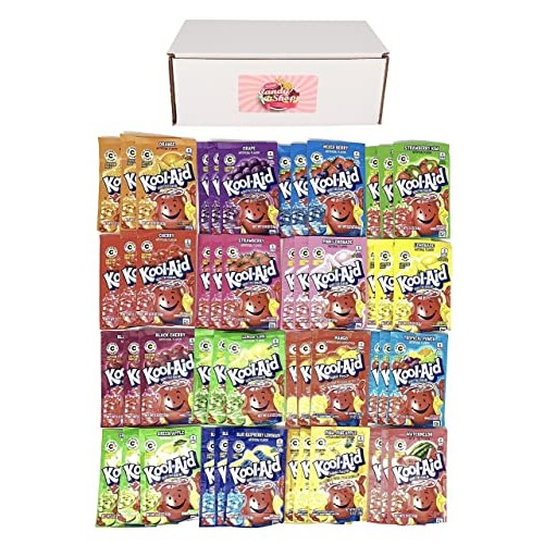 Kool-Aid Drink Mix Packets Variety Pack of 16 Flavors 3 of each...