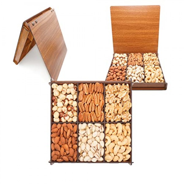 Holiday Cork Dried Fruit & Chocolate Gift Tray • Holiday Nut Gift Baskets •  Holiday Gifts & Christmas Candy • Oh! Nuts®