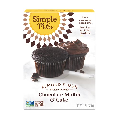 Simple Mills Almond Flour Mix, Chocolate Muffin & Cake, 10.4 oz ...