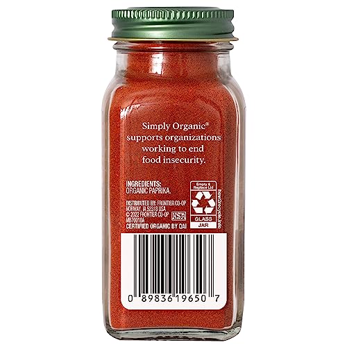 Simply Organic Organic Hot Paprika, 2.86 OZ