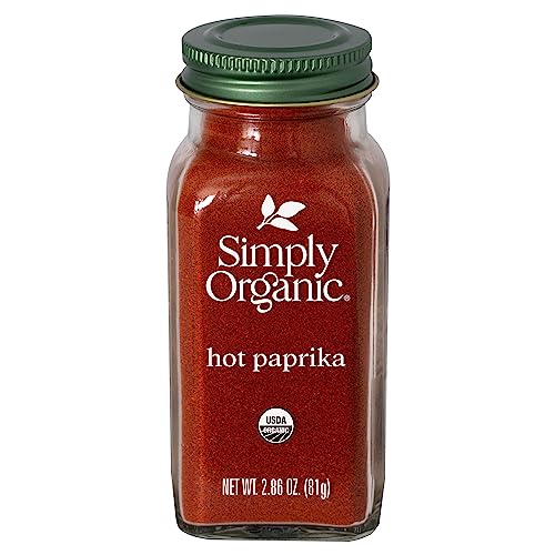 Simply Organic Organic Hot Paprika, 2.86 OZ