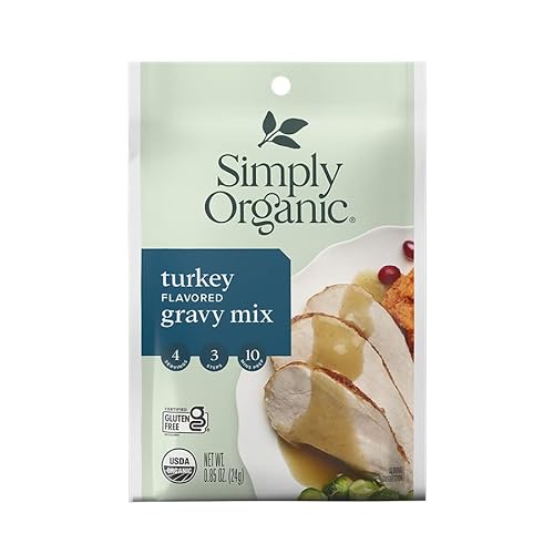 Simply Organic Roasted Turkey Flavored Gravy Mix, Certified Orga...