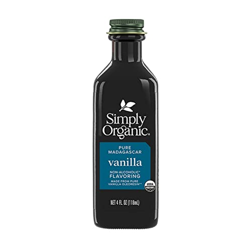 Simply Organic Vanilla Flavoring non-alcoholic, Certified Orga...