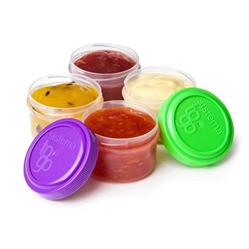 Sistema To Go Collection Salad Dressing Container, 1.18 Oz./35 M