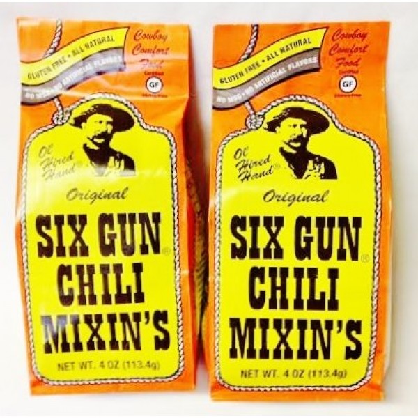 six guns chili mix