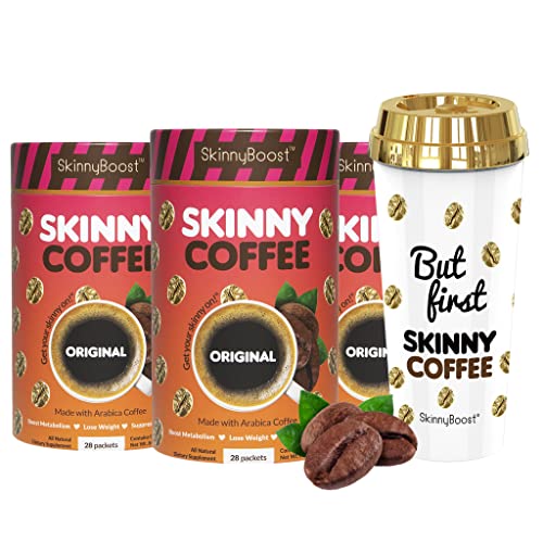 Skinny Boost Skinny Coffee - Original Instant Coffee - All Natur...