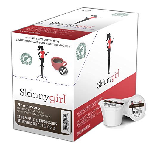 Skinnygirl Coffee Pods, Americano, Espresso Roast Coffee in Sing...