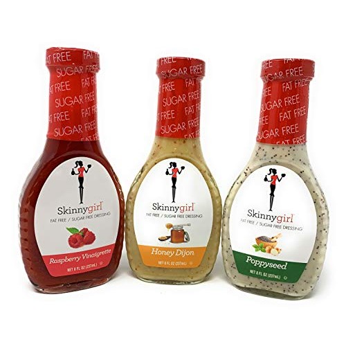 Skinnygirl Fat Free Sugar Free Salad Dressing Variety Pack 3 8