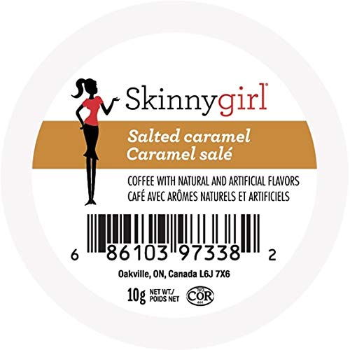 Skinnygirl Flavored Coffee Pods, Salted Caramel Coffee, Single S...