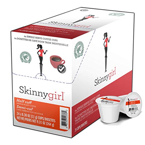 Skinnygirl Half Caff Coffee Pods For Keurig K Cups Brewers, Redu