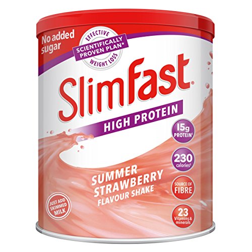 Slim-Fast Summer Strawberry Flavour Milkshake Powder - 12 Servin