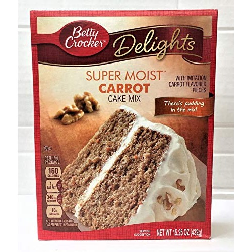 Betty Crocker Carrot Cake Pack of 2 | Duncan Hines Whipped Cream...