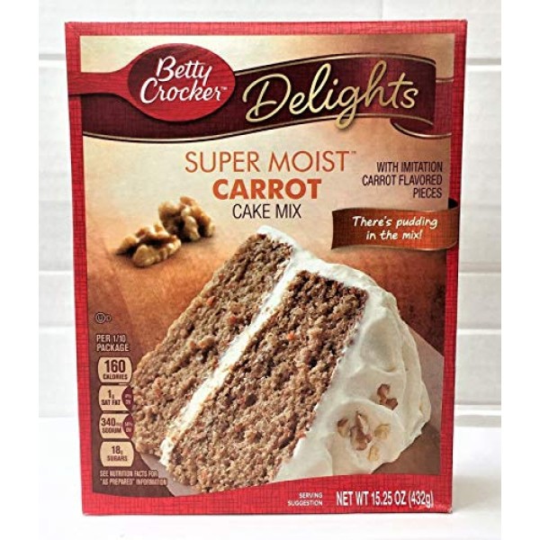 Betty Crocker Carrot Cake Pack of 2 | Duncan Hines Whipped ...