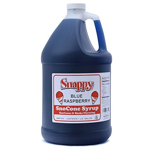 Snappy Blue Raspberry Sno Cone Syrup, 1 Gallon128 Ounce