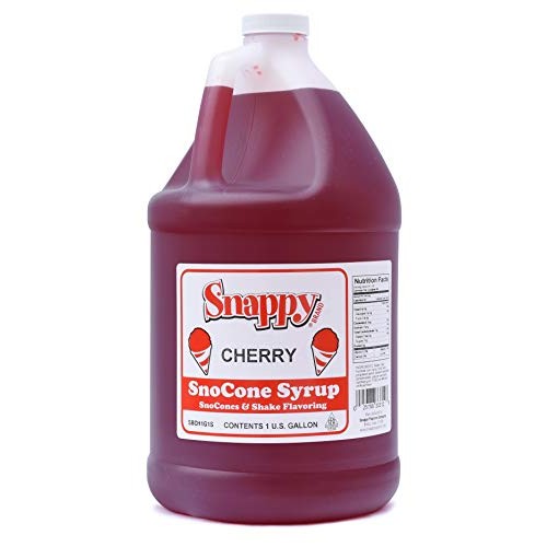 Snappy Cherry Sno Cone Syrup, 1 Gallon