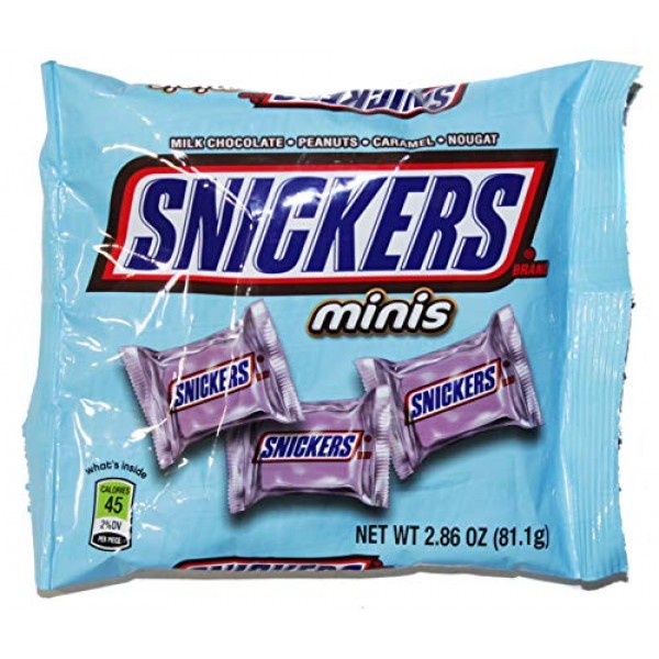 Mars (1) Bag Snickers Minis Candy Bar - Milk Chocolate