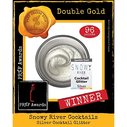 Snowy River Natural Silver Cocktail Glitter - Kosher Certified S