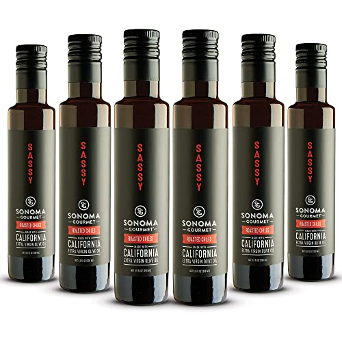 Sonoma Gourmet Sassy: Roasted Chiles Garlic Flavored Olive Oil |