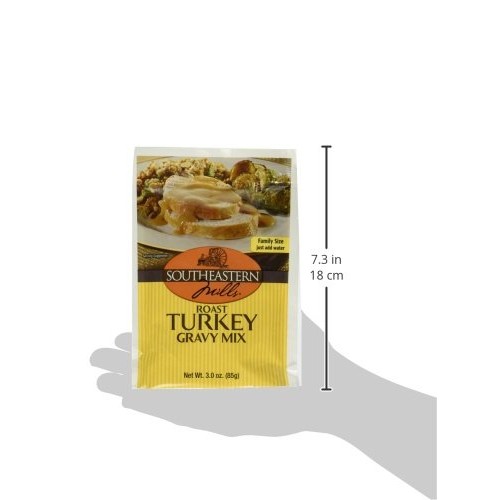 Southeastern Mills Roast Turkey Gravy Mix, 3 Oz. Package Pack O