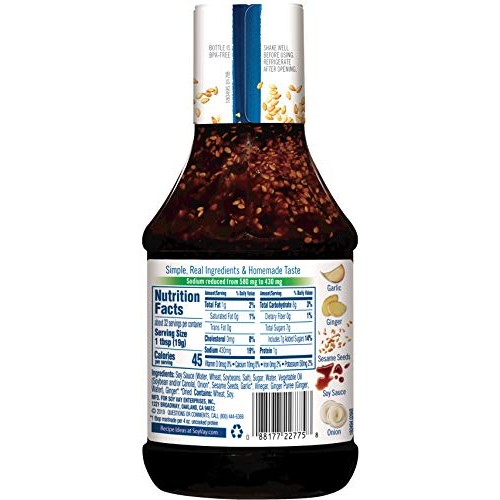 Soy Vay Veri Veri Teriyaki Less Sodium Marinade &Amp; Sauce, 21 Ounc