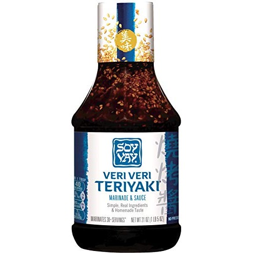 Soy Vay Veri Veri Teriyaki Marinade &Amp; Sauce, 21 Ounce Bottle Pa