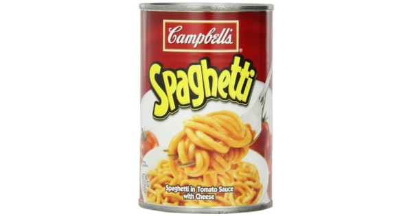 Campbells Spaghetti In Tomato Sauce With Cheese 14 75 Ounce