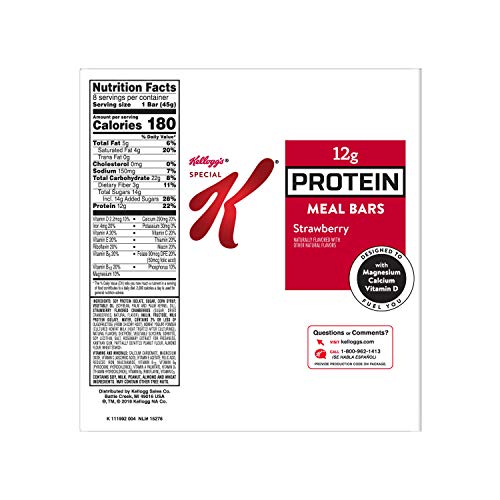 Special K Protein Meal Bars, 12.7 Oz Strawberry 8.0 Count