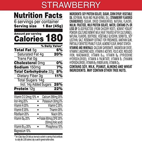 Special K Protein Meal Bars, Strawberry, 9.5 Ounce 6 Count