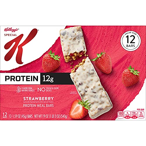 Special K Protein Meal Bars, Strawberry, Value Pack, 19 Oz 12 C