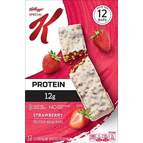 Special K Protein Meal Bars, Strawberry, Value Pack, 19 Oz 12 C