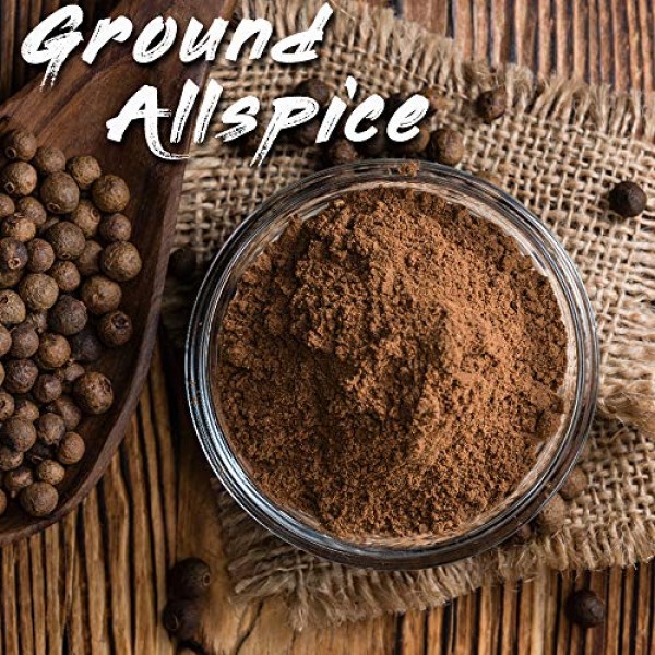 SPICES VILLAGE Ground Allspice (8 oz) - Powdered Fresh Whole Allspice  Berries, Ground Jamaican Pimento Seeds, Natural Seasoning for Curries  Pastries 