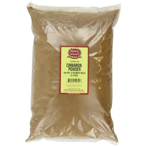 Spicy World Ground Cinnamon Powder Bulk, 5-Pounds