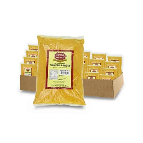 Spicy World Turmeric Powder 5 Pound Bulk Bag - Indian Turmeric R...