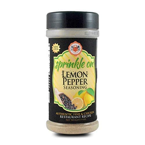 Sprinkle On Lemon Pepper Seasoning, 9-Ounce Bottle