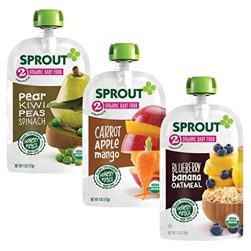 Sprout Organic Baby Food Pouches Stage 2 Sprout Organic Baby ...