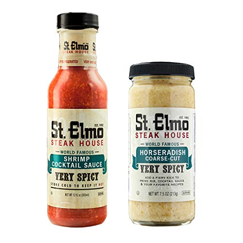 St. Elmo Cocktail Sauce and Coarse-Cut Horseradish Bundle, Extra...