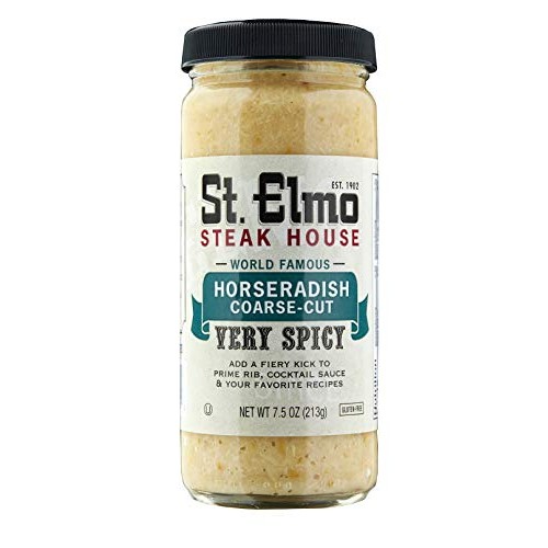 St. Elmo Steak House Coarse-Cut Horseradish, Great with Steaks a...