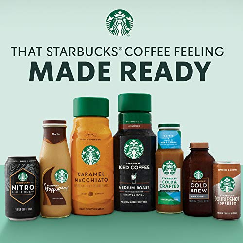 Starbucks Cold & Crafted Coffee, Splash of Milk + Vanilla, 11oz ...