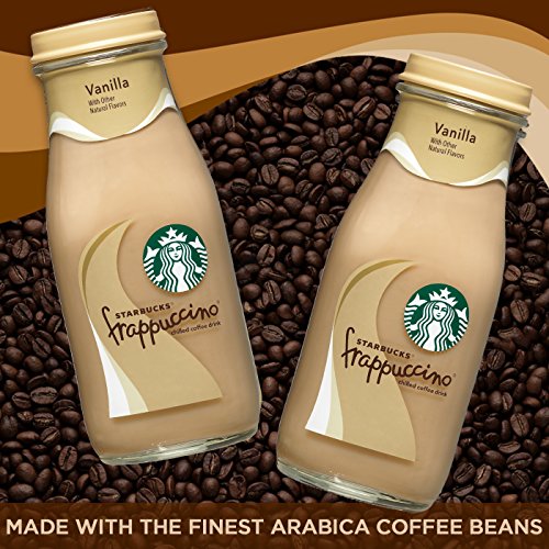 Starbucks Frappuccino, Vanilla, Glass Bottles, 9.5 Fl Oz 15 Count