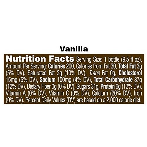 Starbucks Frappuccino, Vanilla, Glass Bottles, 9.5 Fl Oz 15 Count