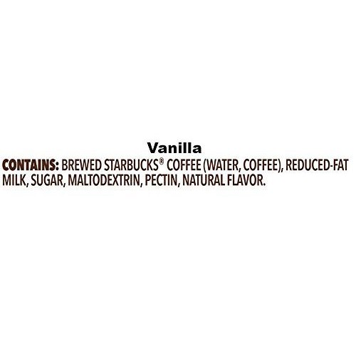 Starbucks Frappuccino, Vanilla, Glass Bottles, 9.5 Fl Oz 15 Count