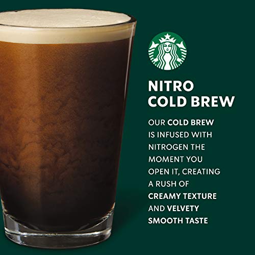 Starbucks Nitro Cold Brew, Vanilla Sweet Cream 9.6 fl oz Can 8 ...