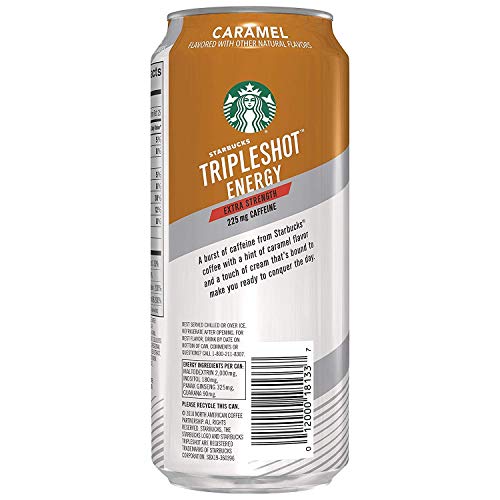 Starbucks Tripleshot Energy Extra Strength, Caramel, 15Oz Cans