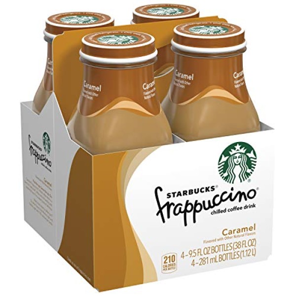 Starbucks Frappuccino Coffee Drink Caramel 95 Oz 4 Pack 0785