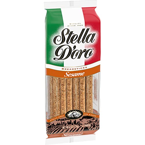 Stella Doro Sesame Breadsticks 6 Oz Trays - Pack Of 6