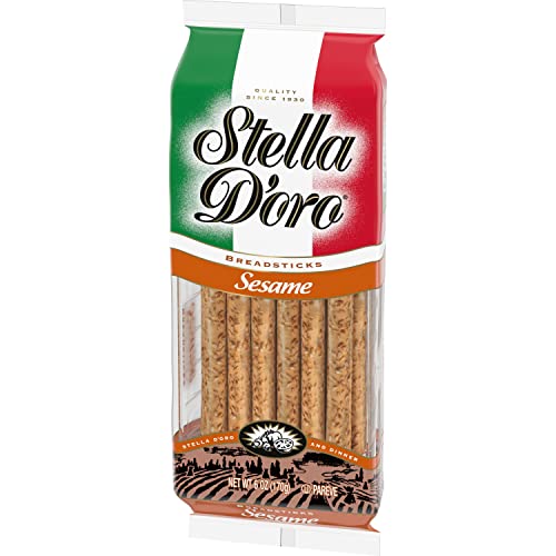 Stella Doro Sesame Breadsticks 6 Oz Trays - Pack Of 6